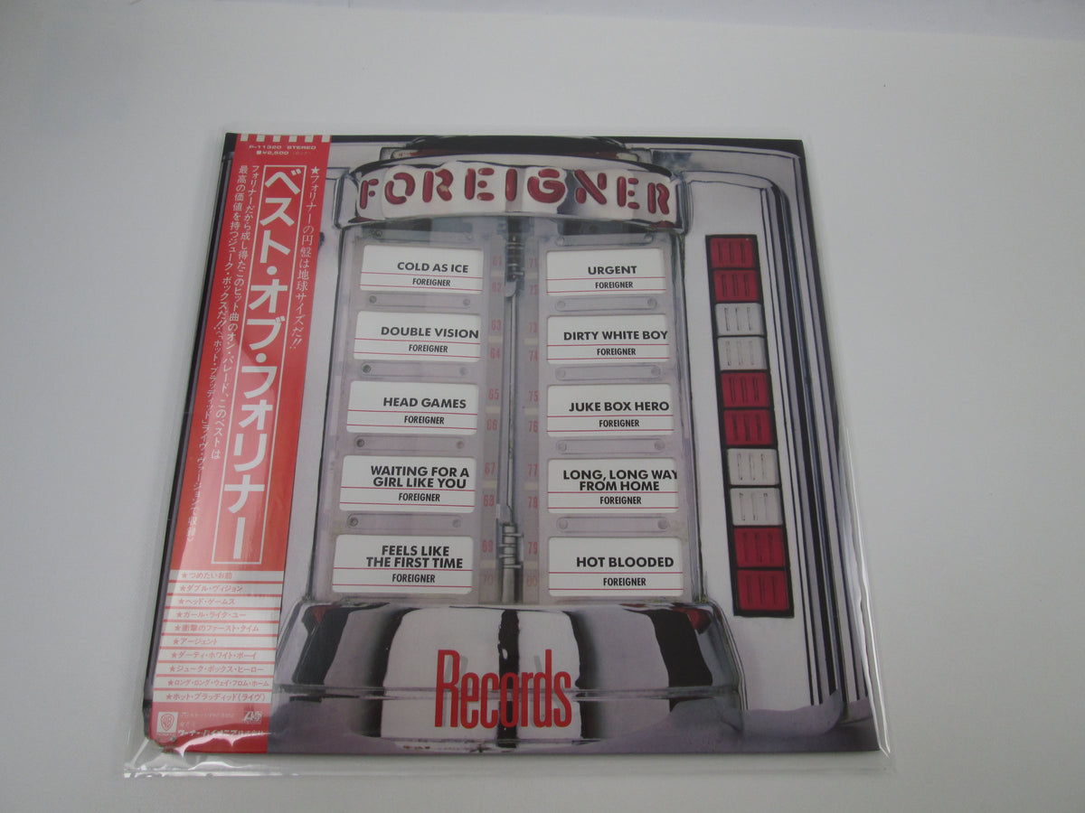 FOREIGNER RECORDS P-11320 with OBI Japan LP Vinyl