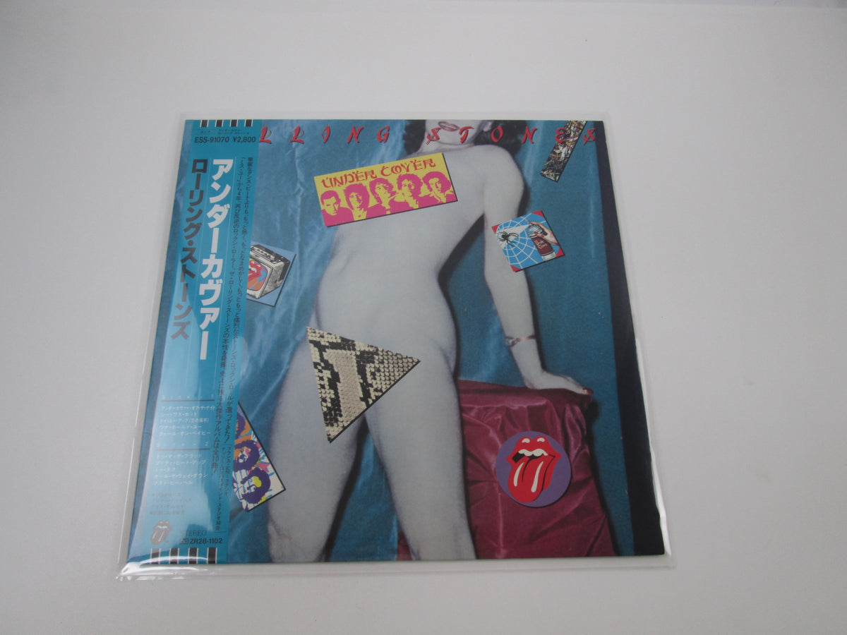 The Rolling Stones Undercover ESS-91070 with OBI Japan LP Vinyl