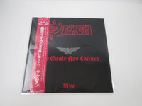 Load image into Gallery viewer, Saxon The Eagle Has Landed (Live) Carrere P-11227 with OBI Japan LP Vinyl
