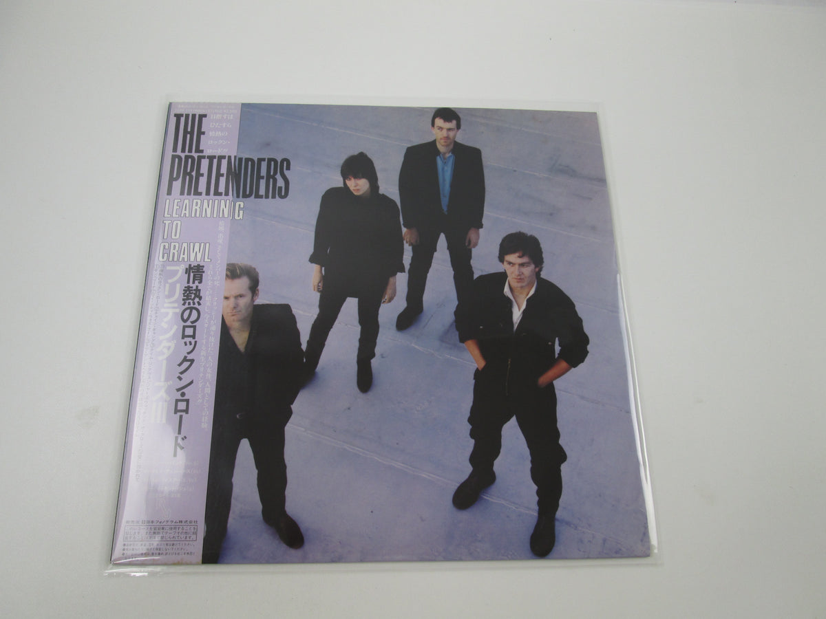 PRETENDERS LEARNING TO CRAWL REAL 25PP-111 with OBI Japan LP Vinyl