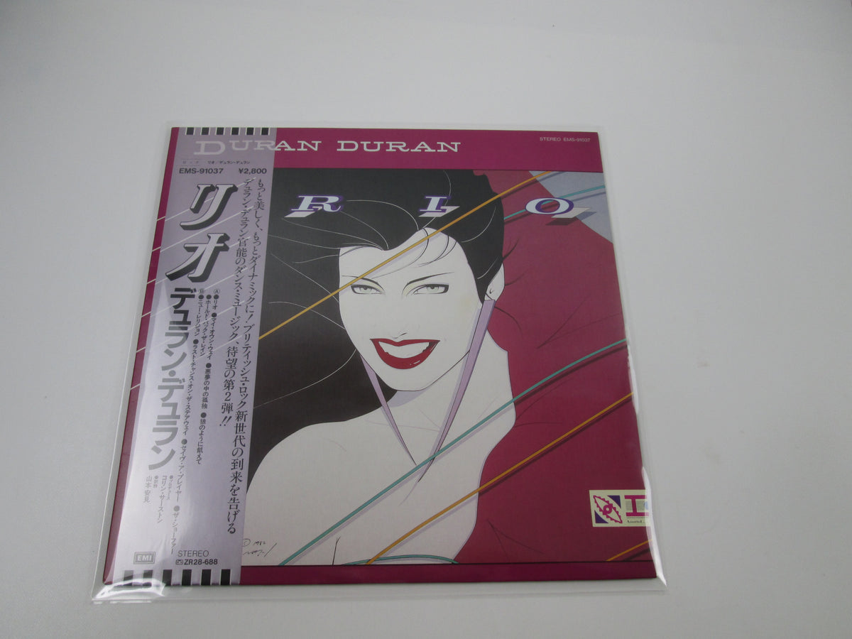 DURAN DURAN RIO EMS-91037 with OBI Japan LP Vinyl