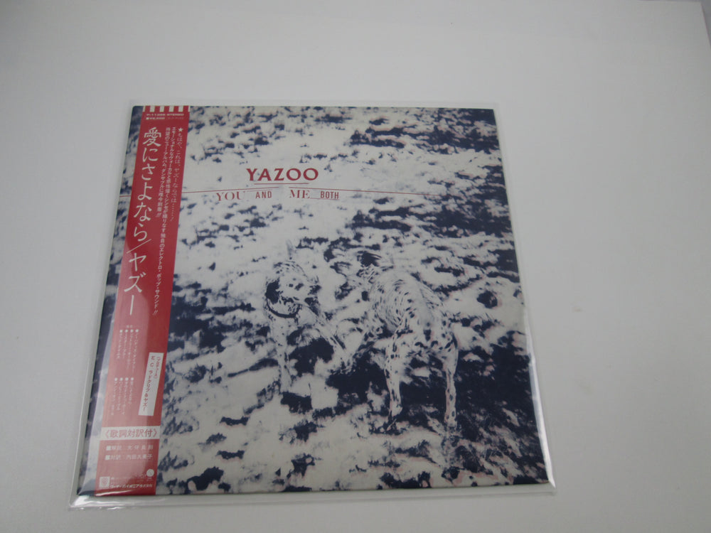 YAZOO YOU AND ME BOTH SIRE/MUTE P-11388 with OBI Japan LP Vinyl