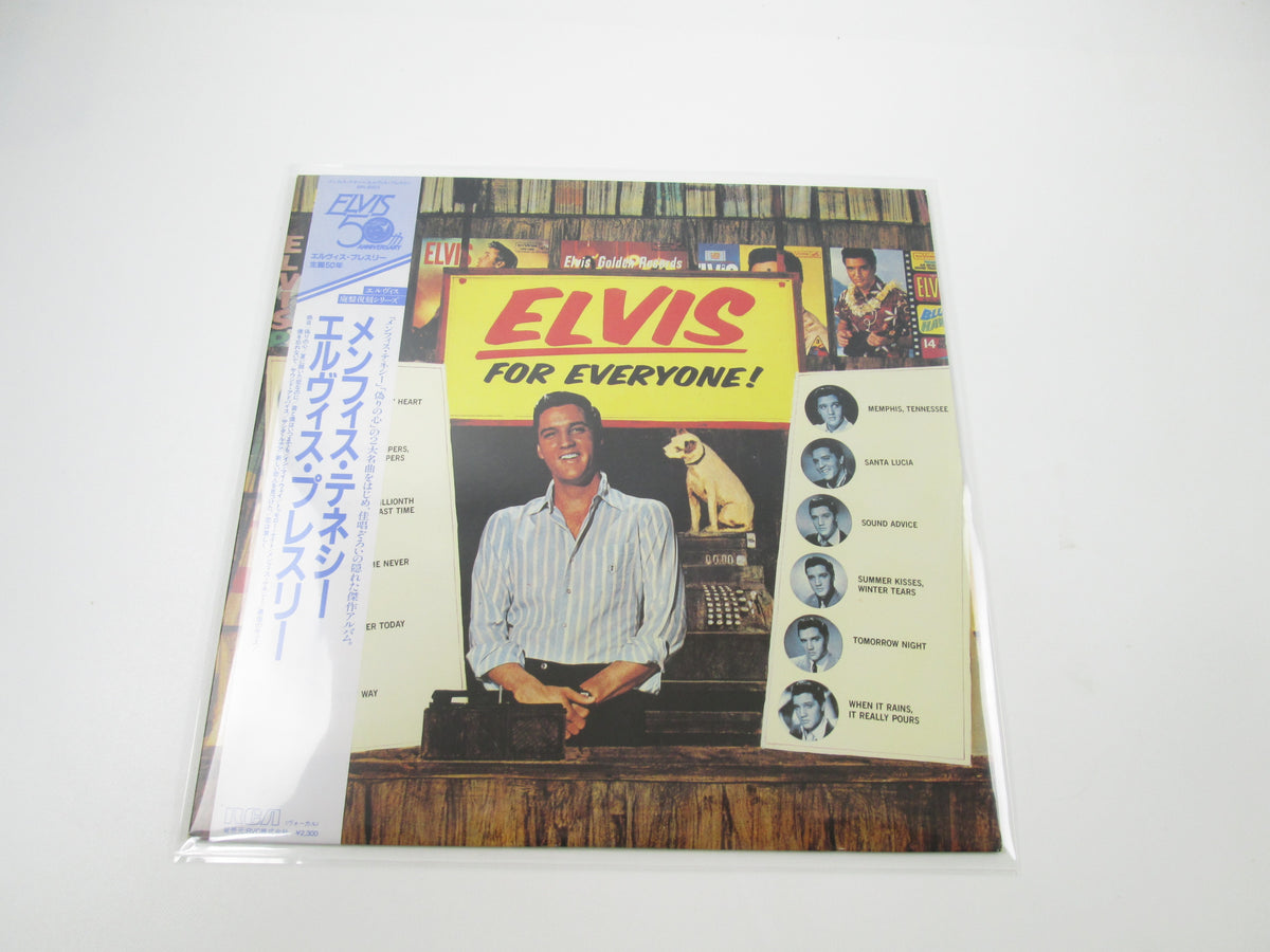 ELVIS PRESLEY ELVIS FOR EVERYONE RCA RPL-6022 with OBI Japan LP Vinyl