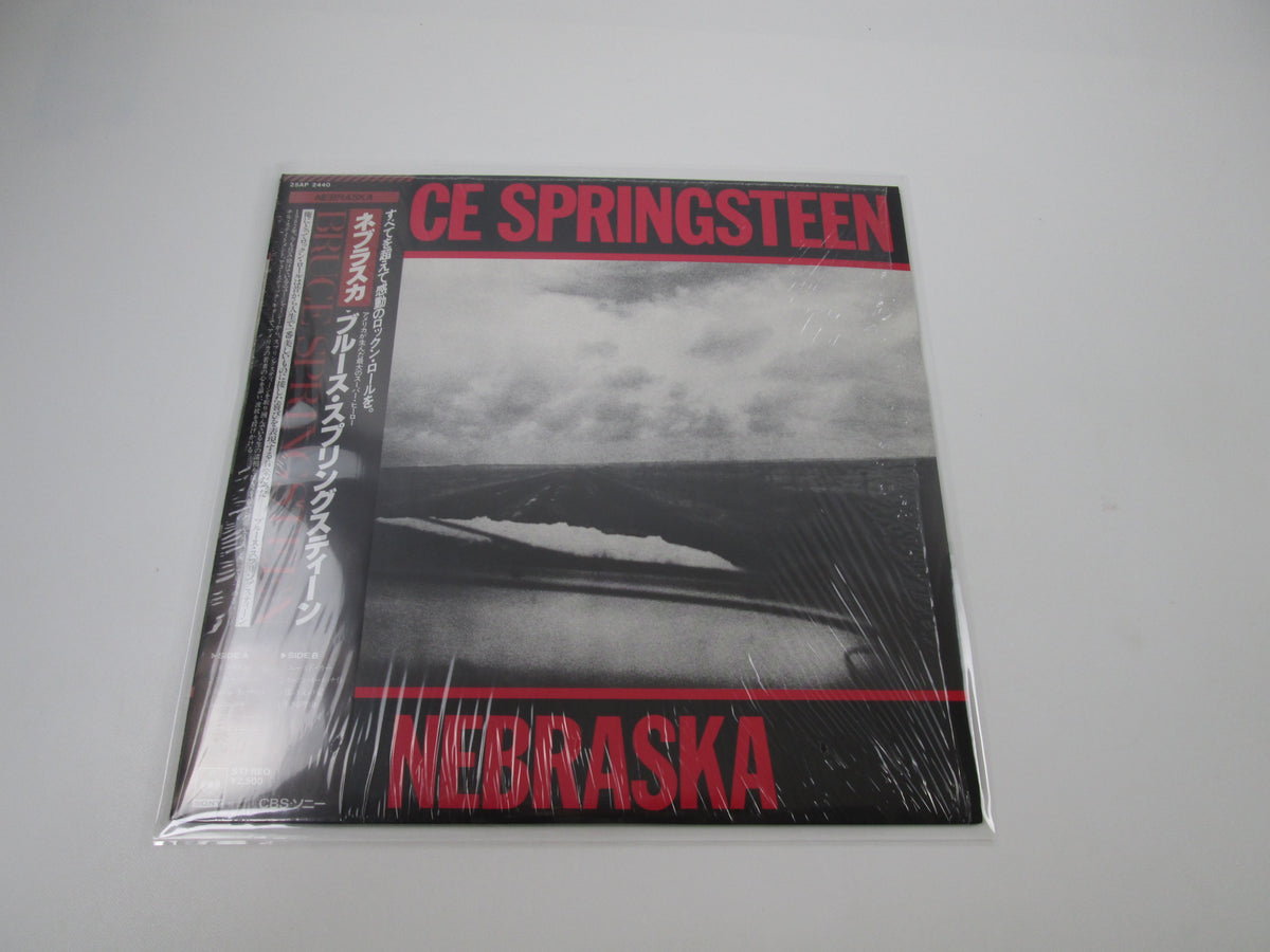 BRUCE SPRINGSTEEN NEBRASKA 25AP 2440 with OBI Japan LP Vinyl