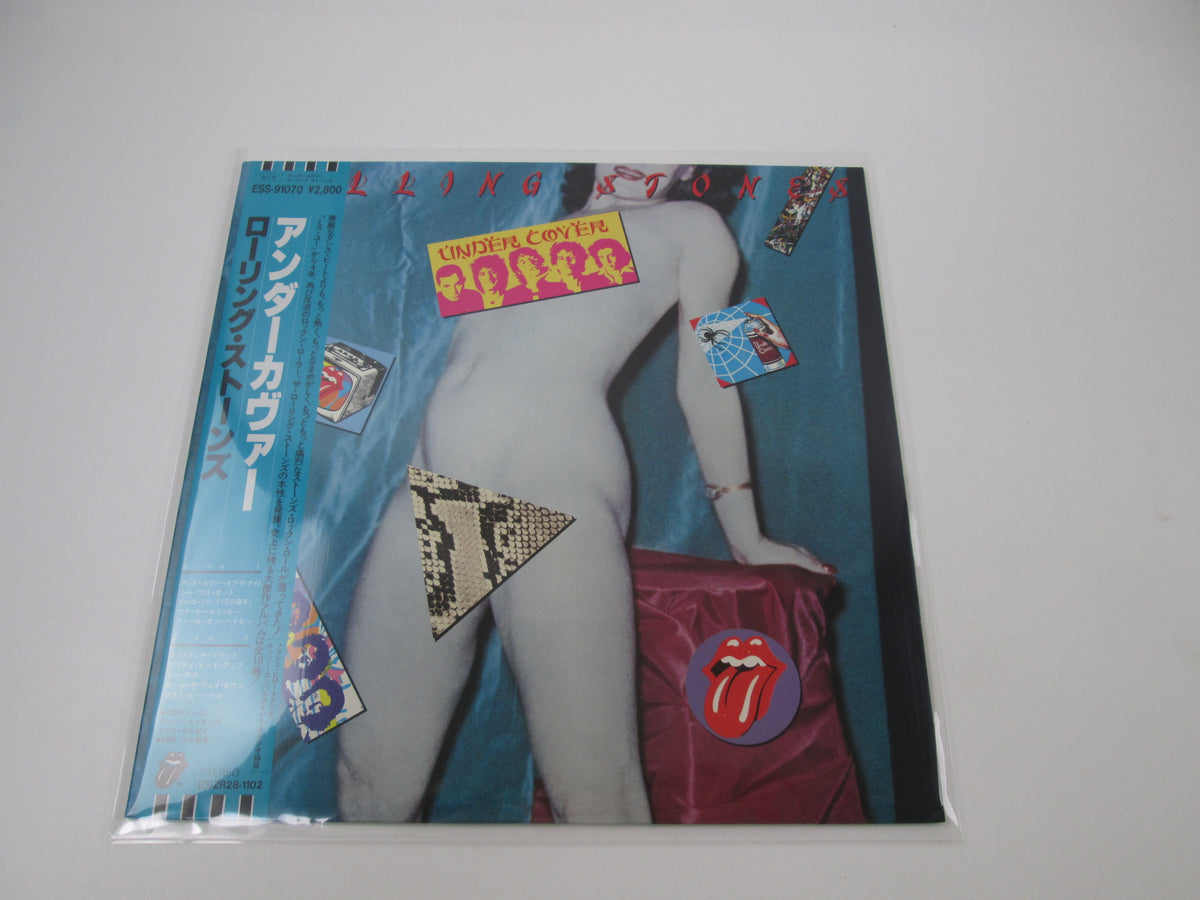 The Rolling Stones Undercover ESS-91070 with OBI Japan LP Vinyl