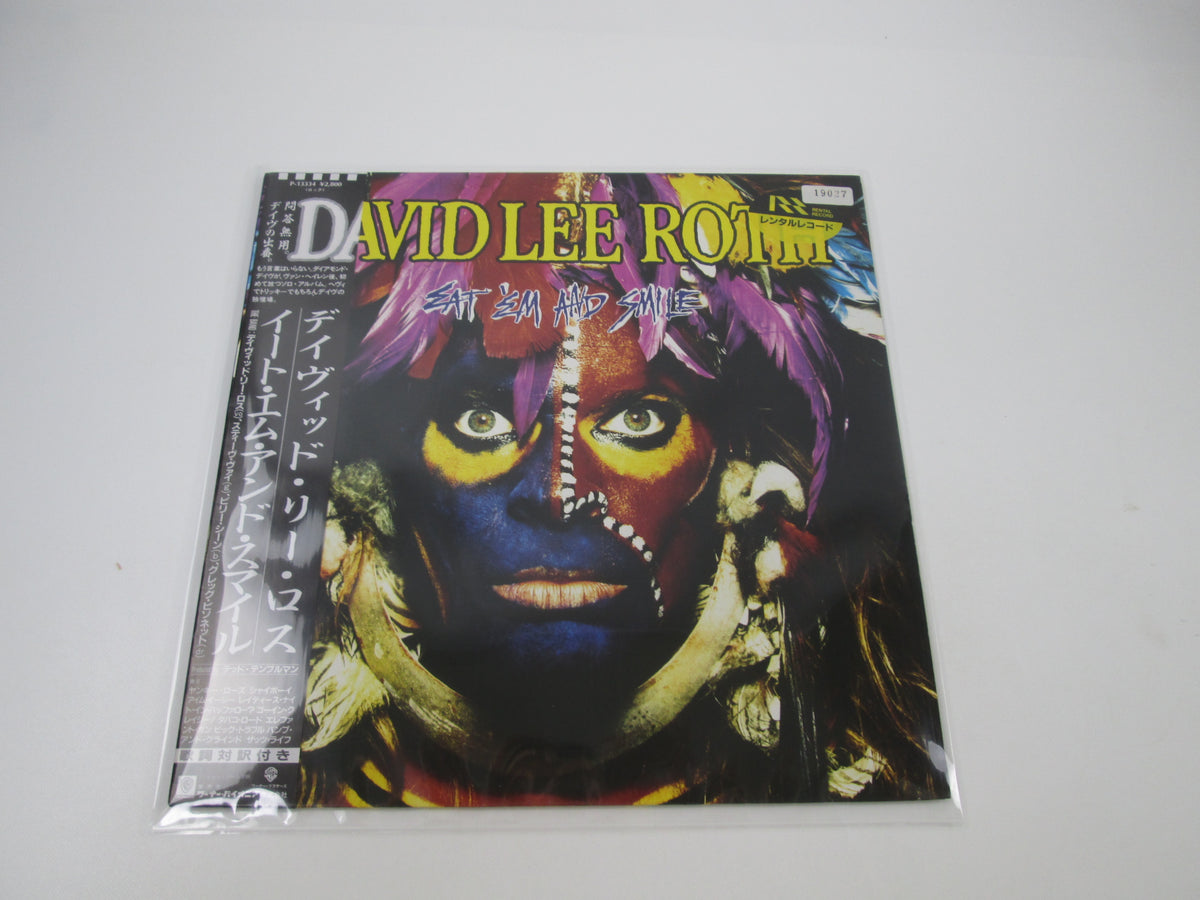 DAVID LEE ROTH EAT'EM & SMILE WARNER P-13334 with OBI Japan LP Vinyl
