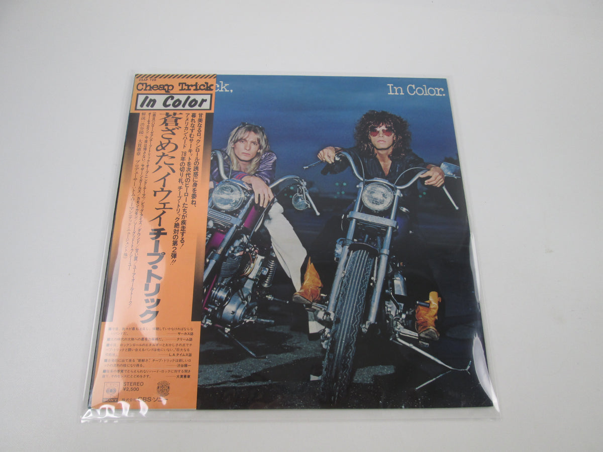 CHEAP TRICK IN COLOR  25AP 728 with OBI Japan LP Vinyl
