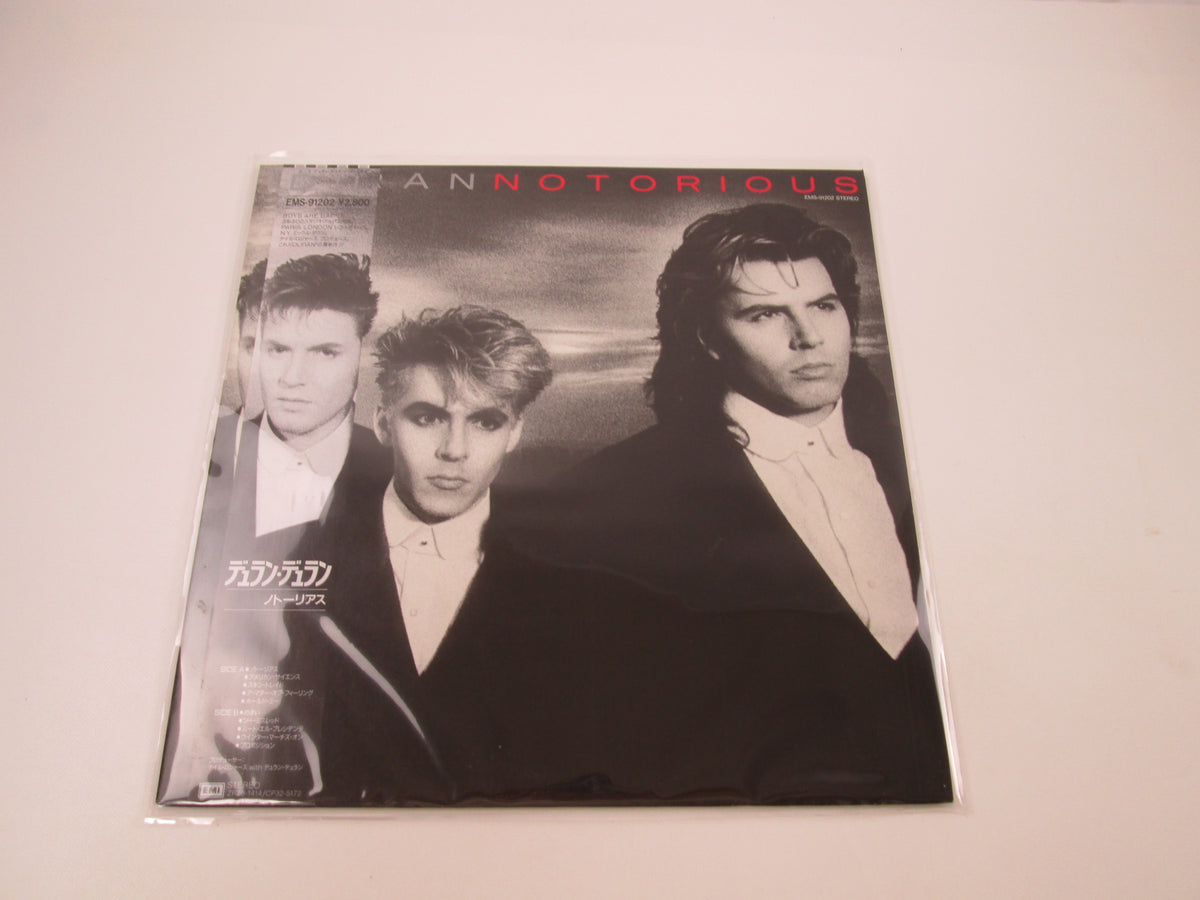 DURAN DURAN NOTORIOUS EMI EMS-91202 with OBI Japan LP Vinyl