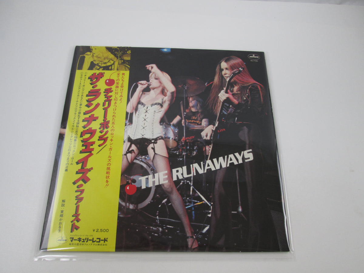RUNAWAYS SAME MERCURY RJ-7165 with OBI Japan LP Vinyl