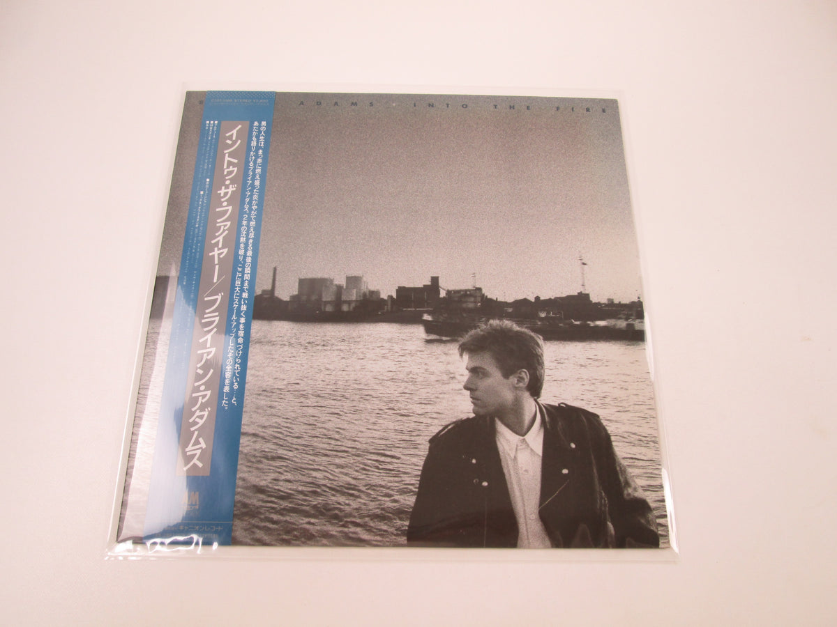 Bryan Adams Into The Fire C28Y-3166 with OBI Japan LP Vinyl