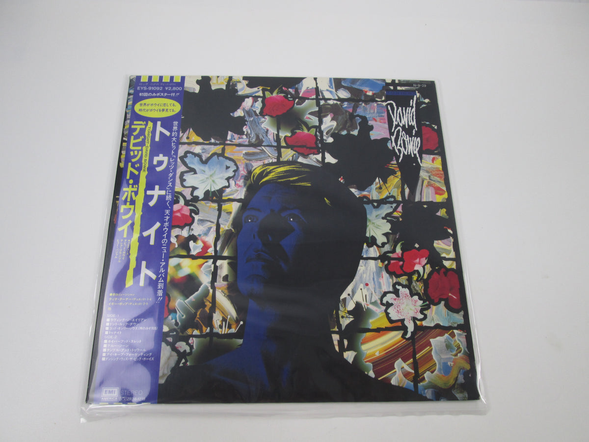 DAVID BOWIE Tonight EYS-91092 with OBI Japan LP Vinyl 1st Press