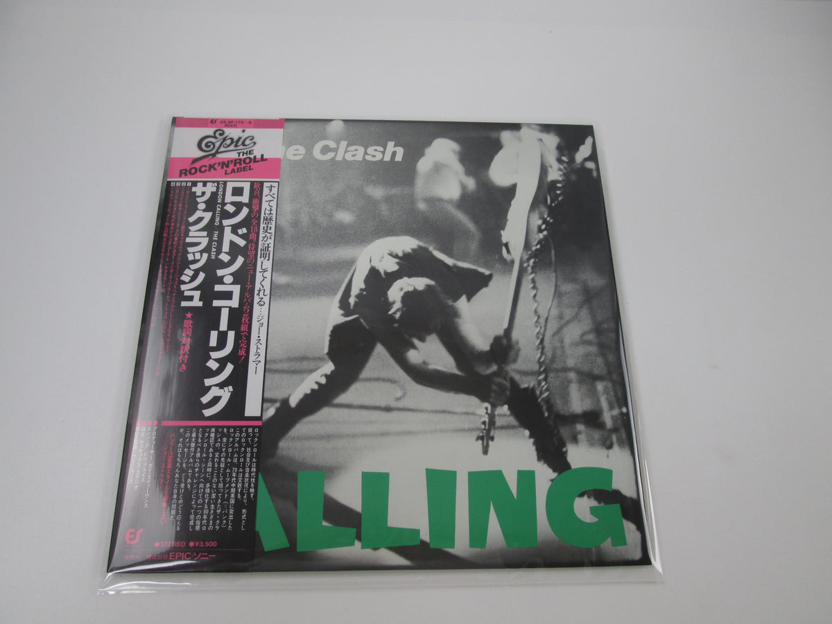 The Clash London Calling Epic 35 3P-175,6 with OBI Japan LP Vinyl