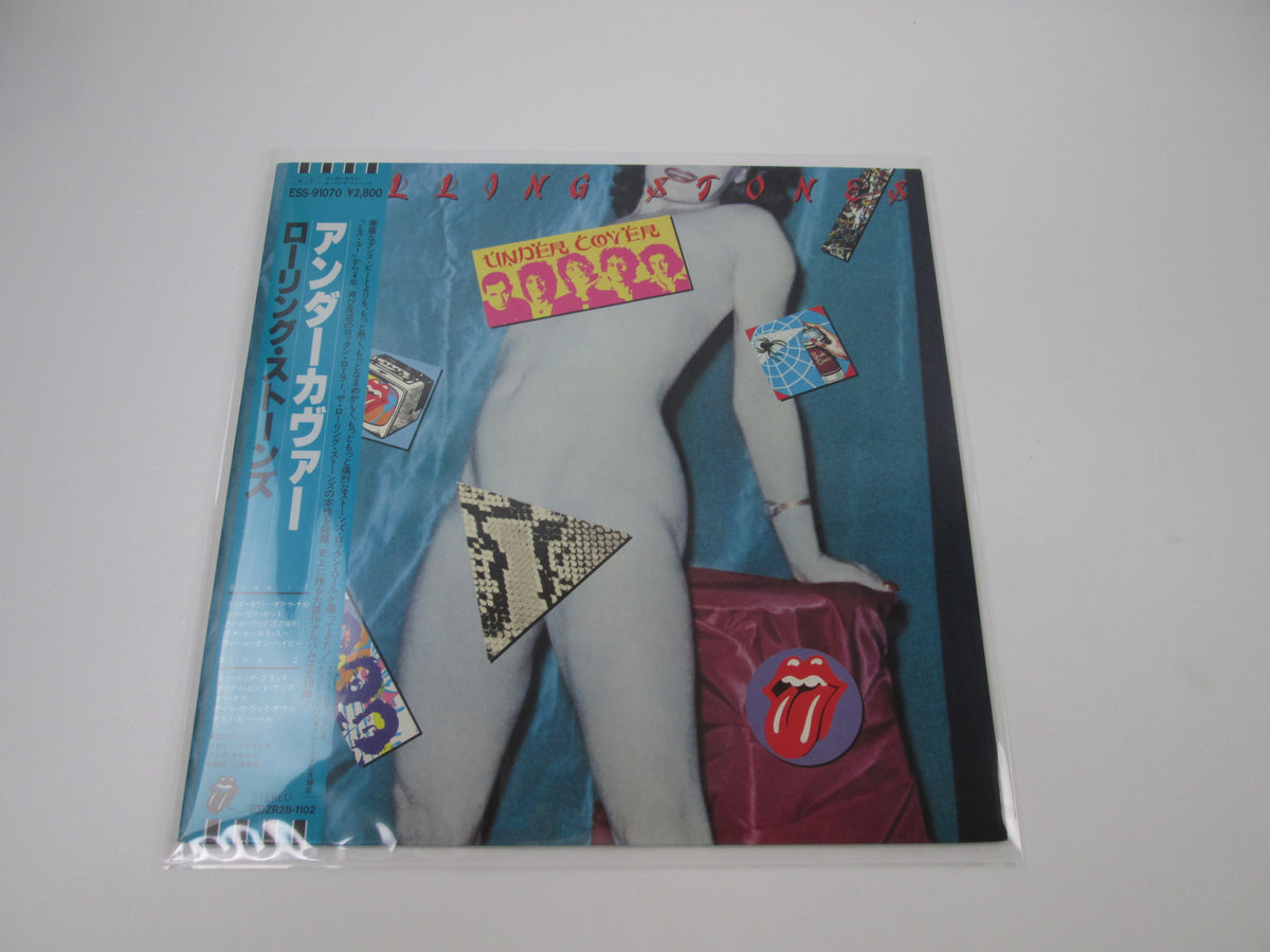 The Rolling Stones Undercover ESS-91070 with OBI Japan LP Vinyl