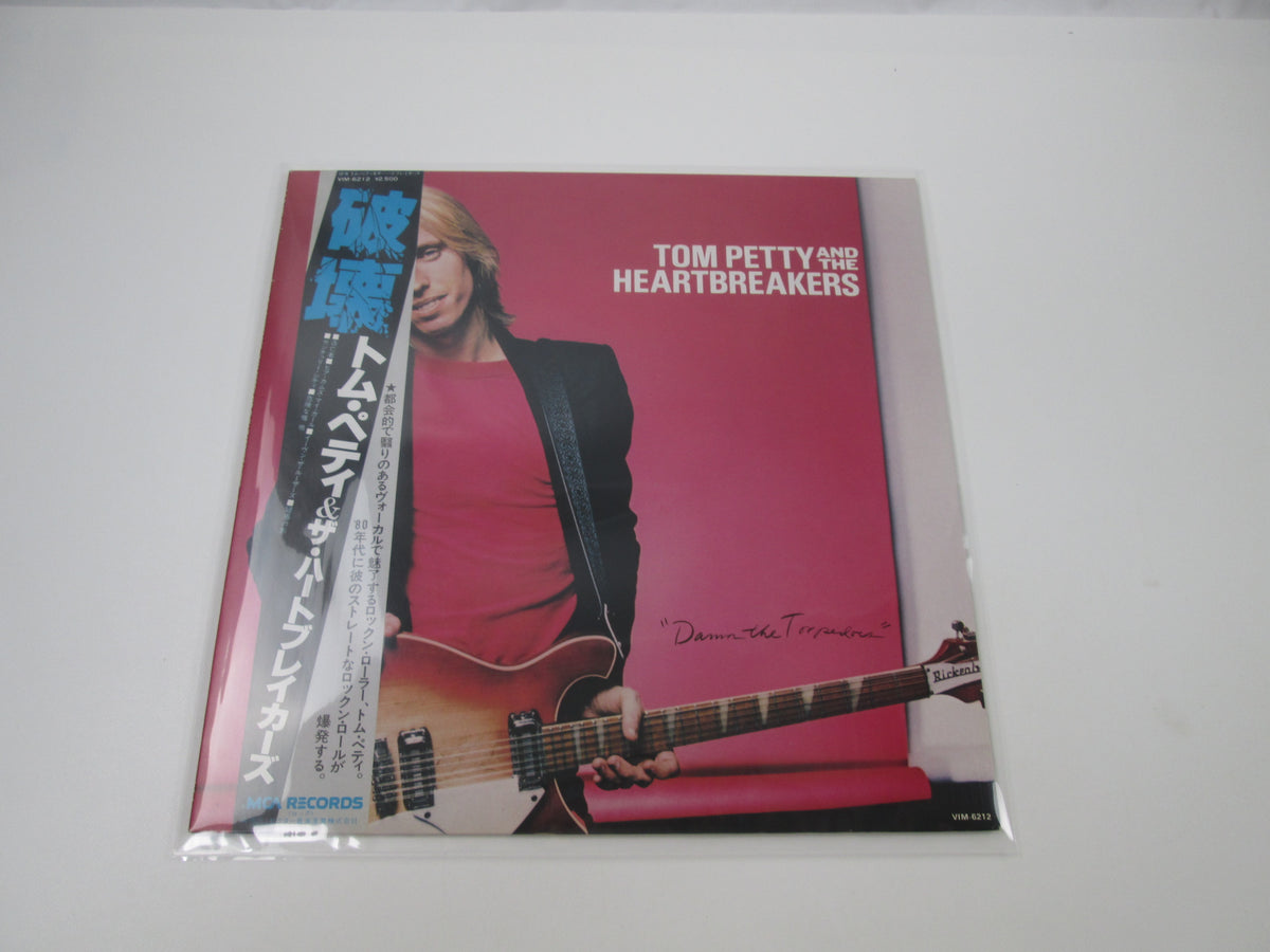 TOM PETTY & HEARTBREAKERS DAMN THE TORPEDOES VIM-6212 with OBI Japan LP Vinyl