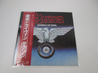 Load image into Gallery viewer, Saxon Wheels Of Steel P-10870G with OBI Japan LP Vinyl
