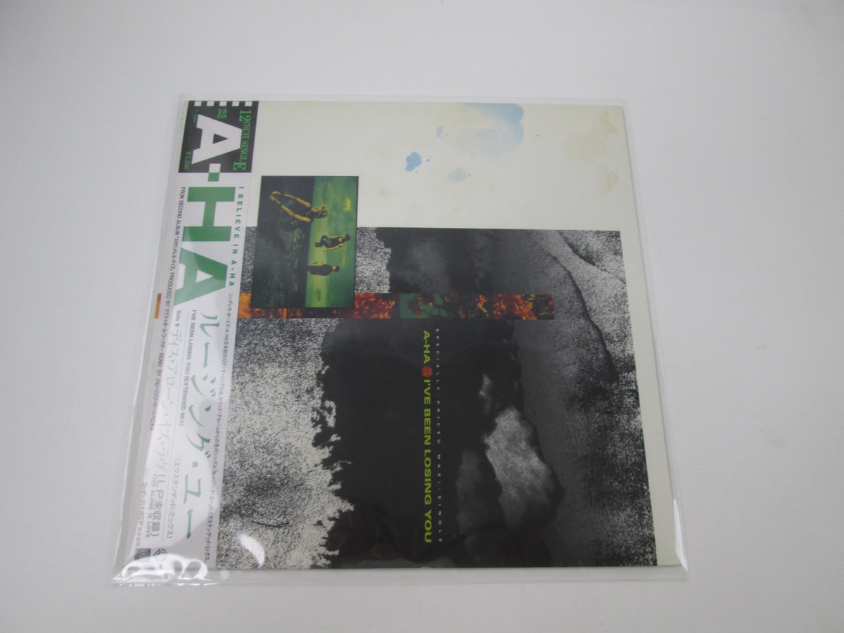 A-HA I'V BEEN LOSING YOU WARNER BROS. P-3604  with OBI Japan LP Vinyl