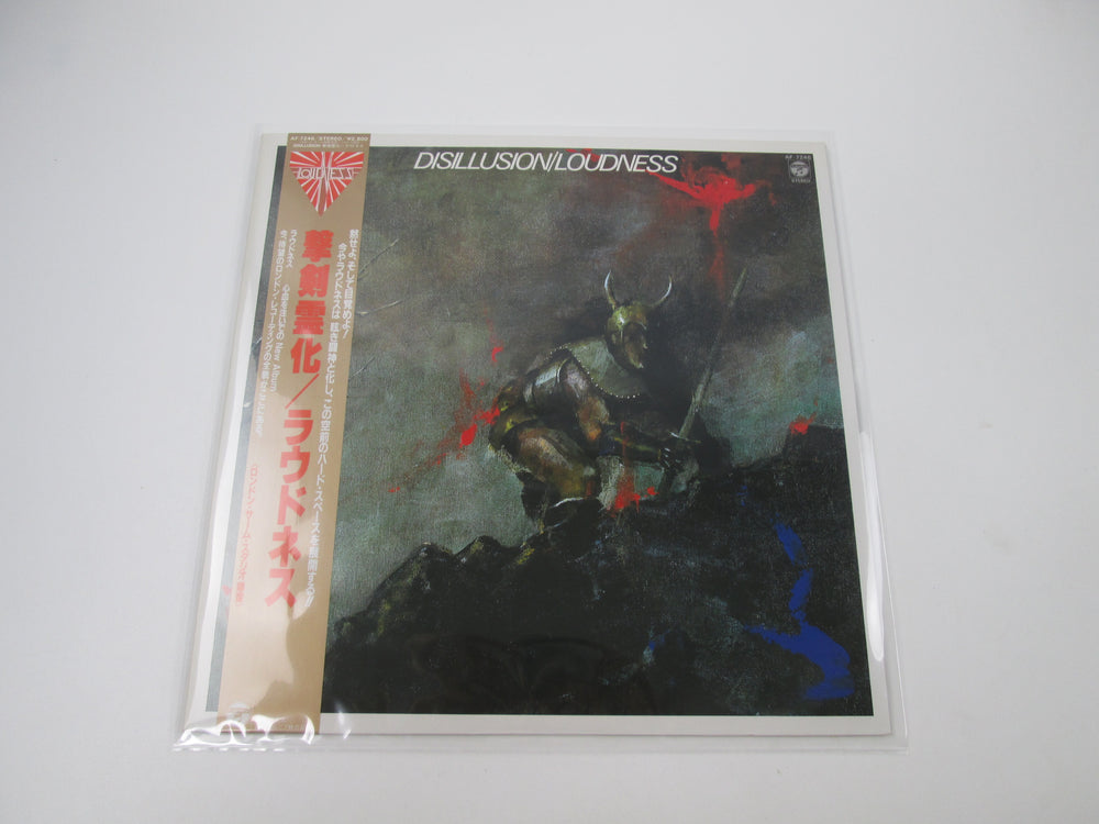 LOUDNESS DISILLUSION COLUMBIA AF-7246  with OBI Japan LP Vinyl