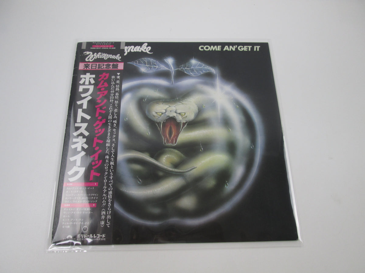 Whitesnake Come An' Get It Polydor 28MM 0027 with OBI Japan LP Vinyl