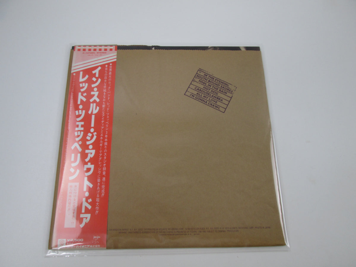 Led Zeppelin In Through The Out Door P-10726N with OBI Japan LP Vinyl A