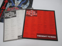 Load image into Gallery viewer, KEEL RIGHT TO ROCK VICTOR VIL-6154 with OBI Japan LP Vinyl
