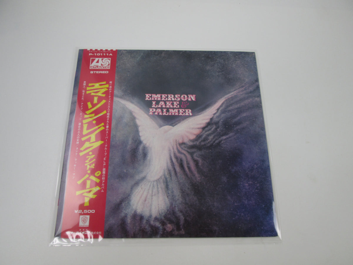 EMERSON LAKE & PALMER WARNER BROS P-10111A with OBI Japan LP Vinyl