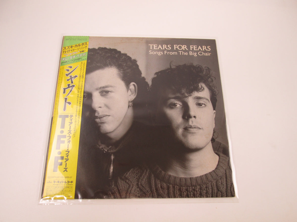 TEARS FOR FEARS SONGS FROM BIG CHAIR 25PP-157 with OBI Japan LP Vinyl