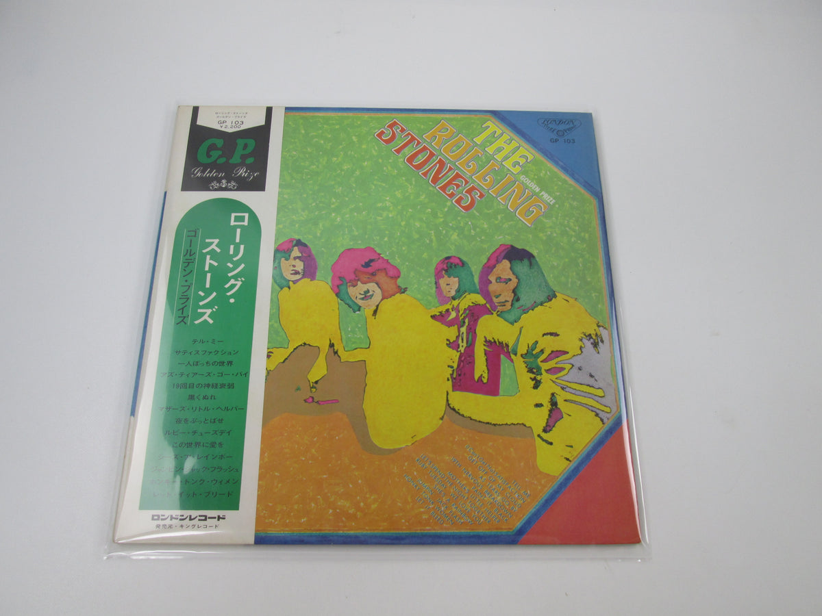 ROLLING STONES GOLDEN PRIZE LONDON GP-103 with OBI Japan LP Vinyl A