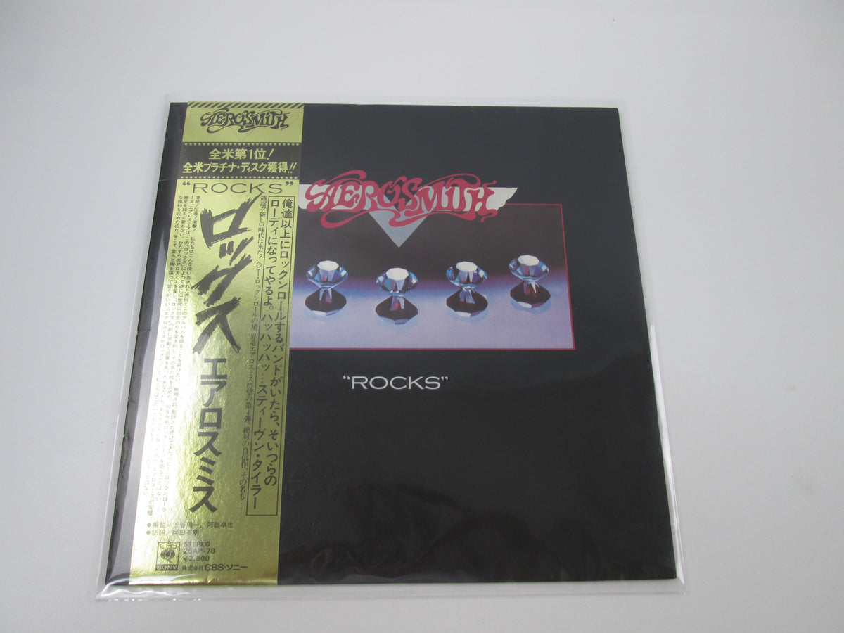 Aerosmith Rocks 25AP 78 with OBI Japan LP Vinyl