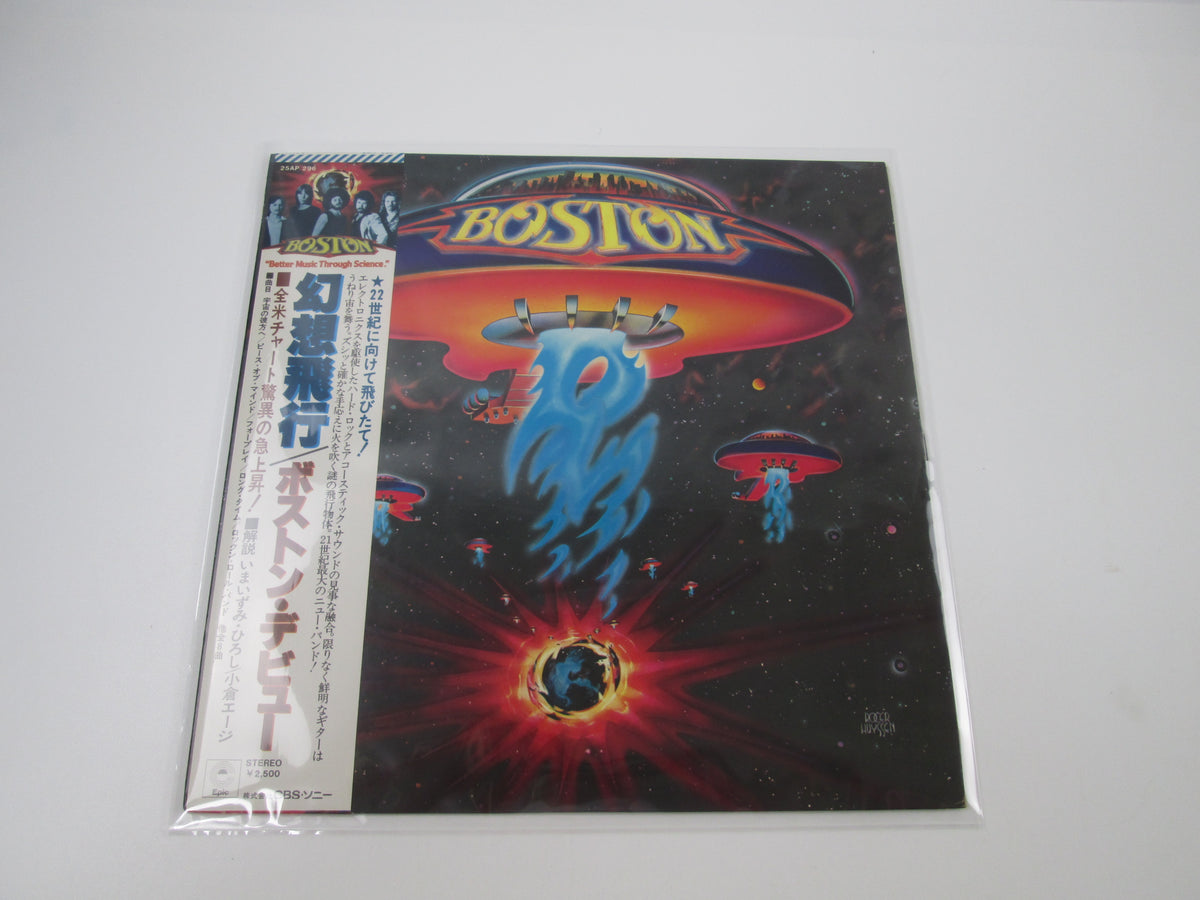 BOSTON SAME EPIC 25AP 296 with OBI Japan LP Vinyl