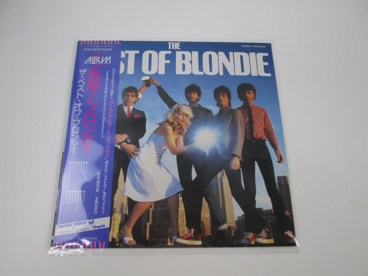 BLONDIE BEST OF CHRYSALIS WWS-90110 with OBI Japan LP Vinyl