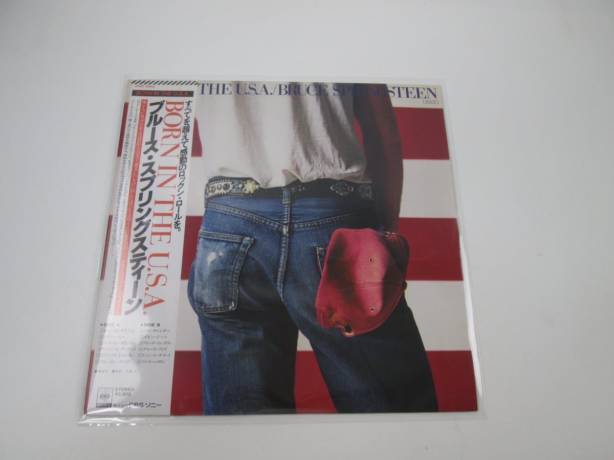 Bruce Springsteen Born in the USA 28AP 2850 with OBI Japan LP Vinyl