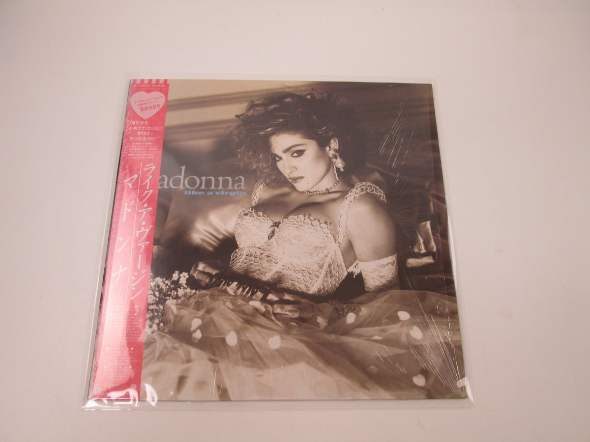 MADONNA LIKE A VIRGIN SIRE P-13033 with OBI Japan LP Vinyl