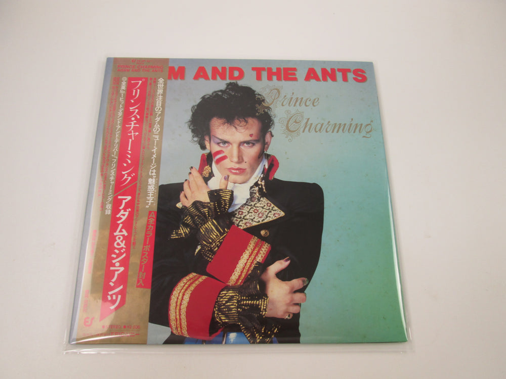 Adam And The Ants Prince Charming Epic 25 3P-327 with OBI Poster Japan LP Vinyl