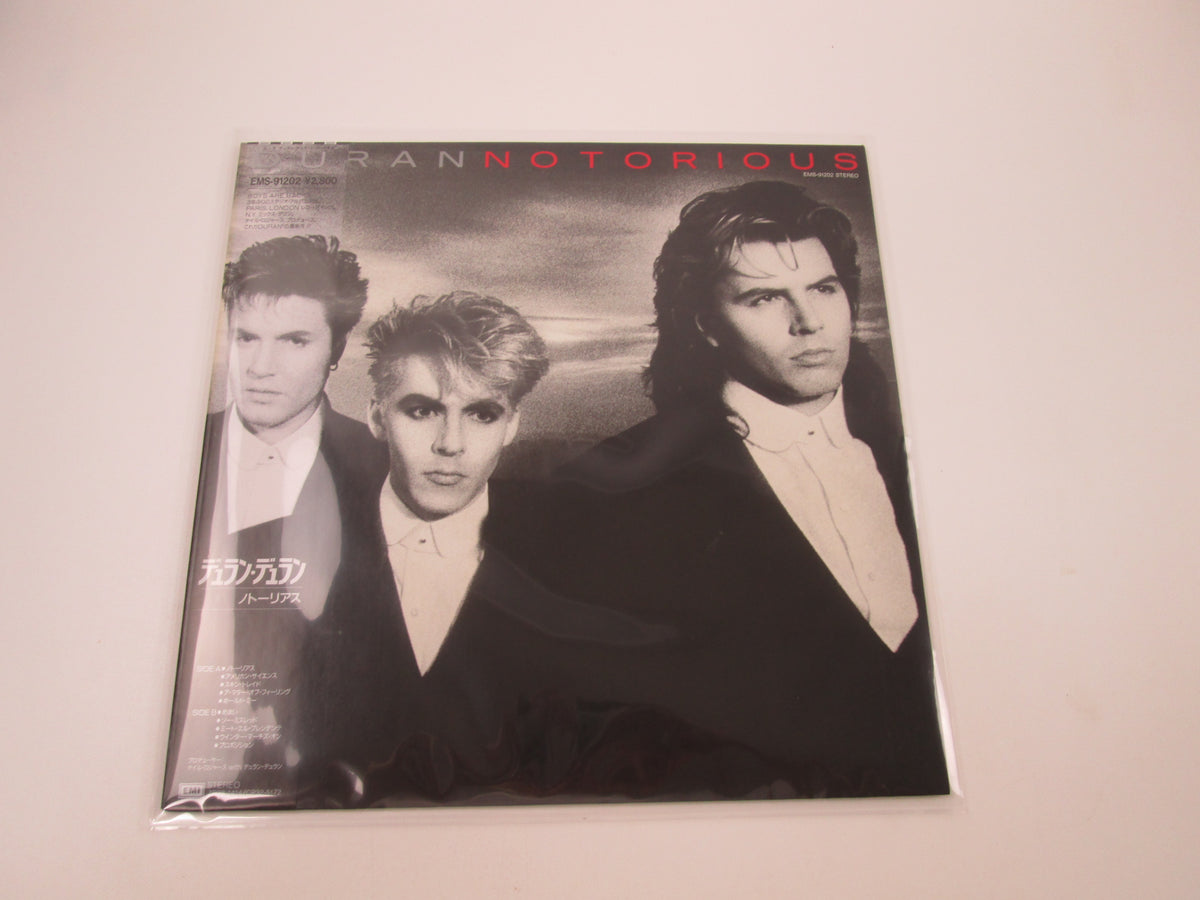 DURAN DURAN NOTORIOUS EMI EMS-91202 with OBI Japan LP Vinyl