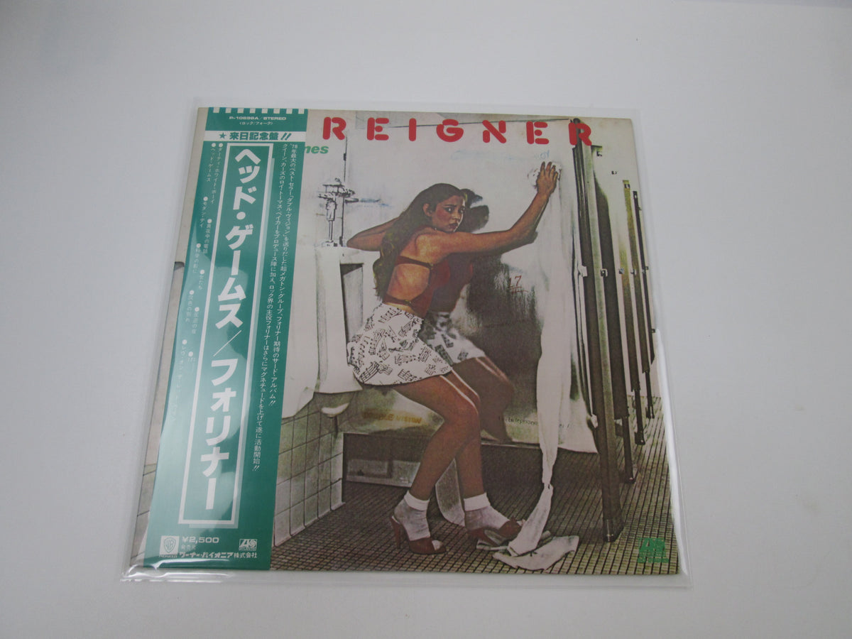 FOREIGNER HEAD GAMES ATLANTIC P-10698A with OBI Japan LP Vinyl