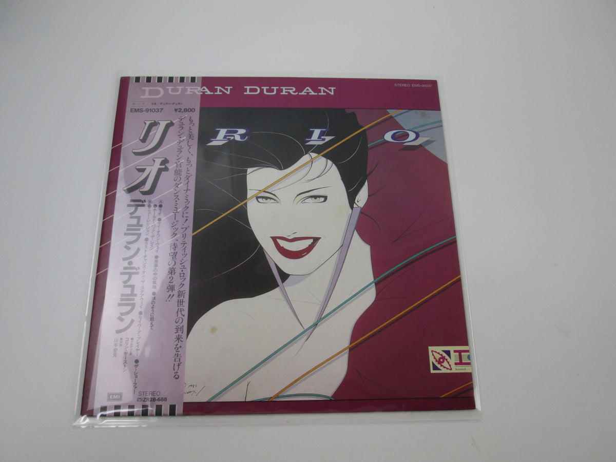DURAN DURAN RIO EMS-91037 with OBI Japan LP Vinyl