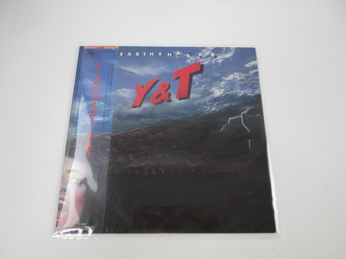 Y & T Earthshaker A&M Records AMP-28046 with OBI Japan LP Vinyl