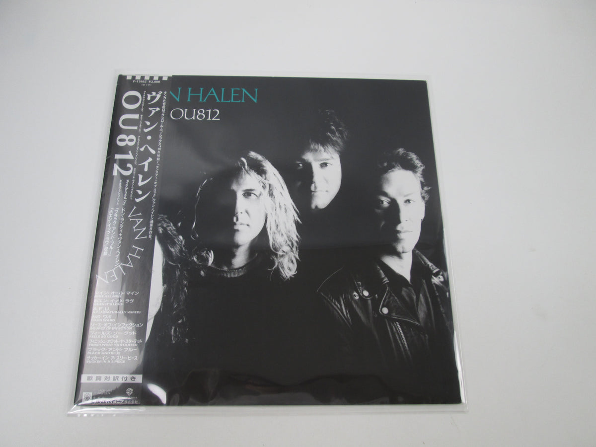 VAN HALEN OU812 WARNER P-13662 with OBI Japan LP Vinyl