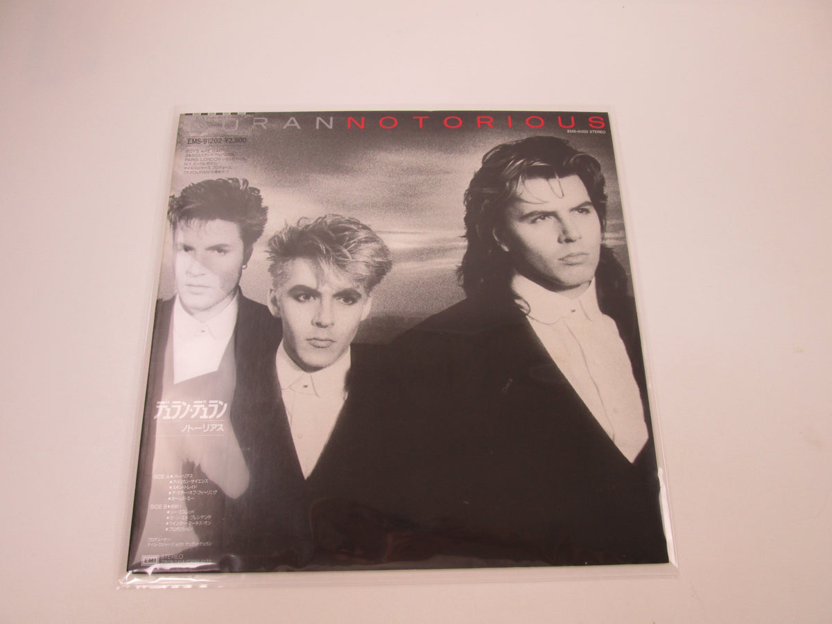 DURAN DURAN NOTORIOUS EMI EMS-91202 with OBI Japan LP Vinyl
