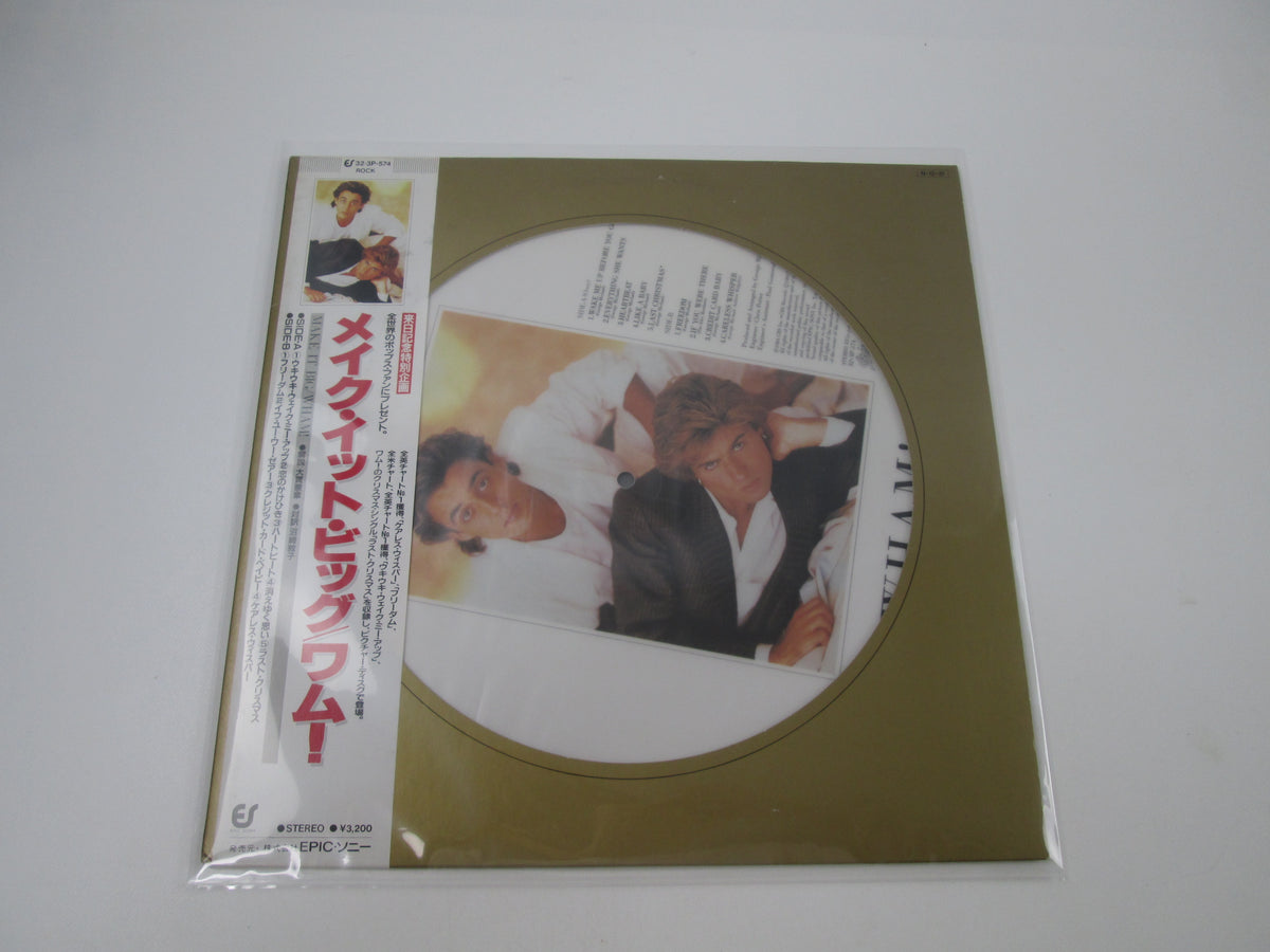 WHAM MAKE IT BIG 32 3P-574 Picture disk with OBI Japan LP Vinyl