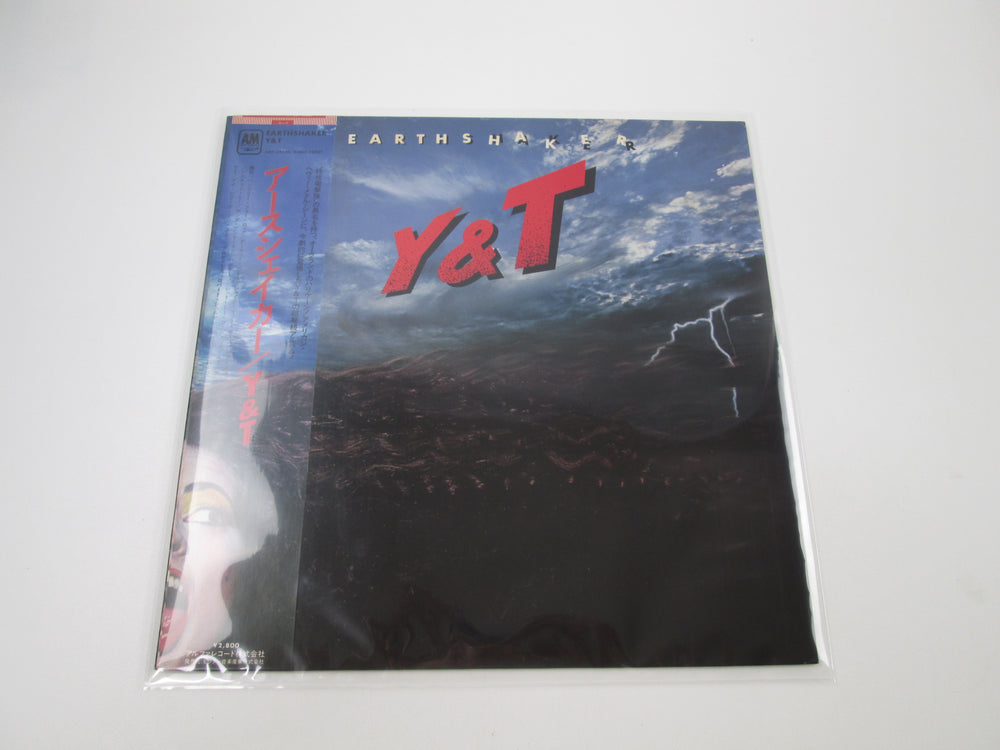 Y & T Earthshaker A&M Records AMP-28046 with OBI Japan LP Vinyl
