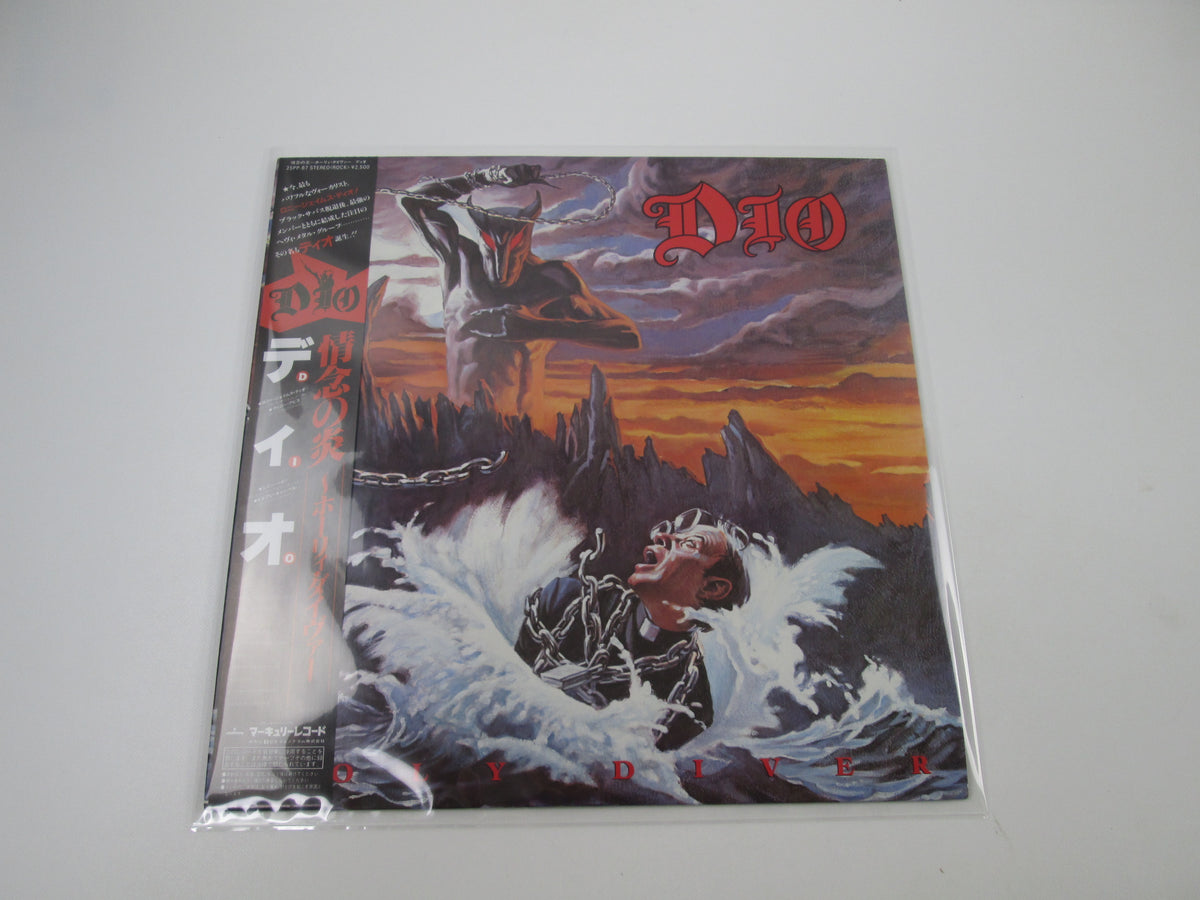 DIO HOLY DIVER MERCURY 25PP-87 with OBI Japan LP Vinyl