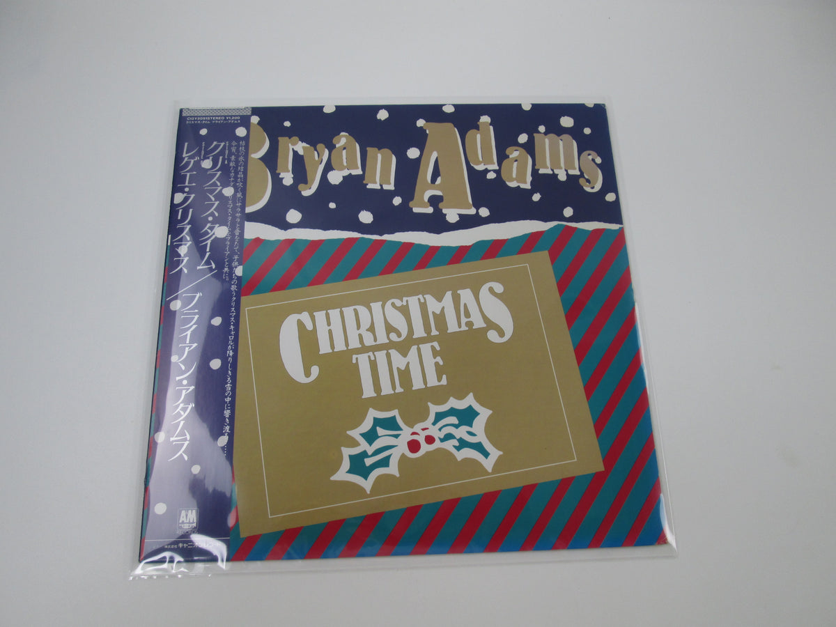 Bryan Adams Christmas Time C12Y 3091 with OBI Japan LP Vinyl