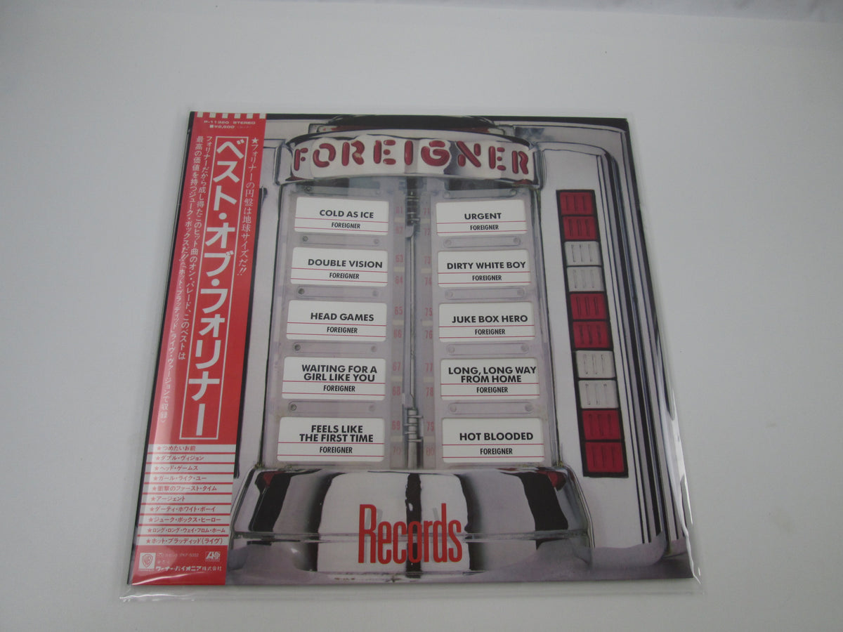FOREIGNER RECORDS P-11320 with OBI Japan LP Vinyl