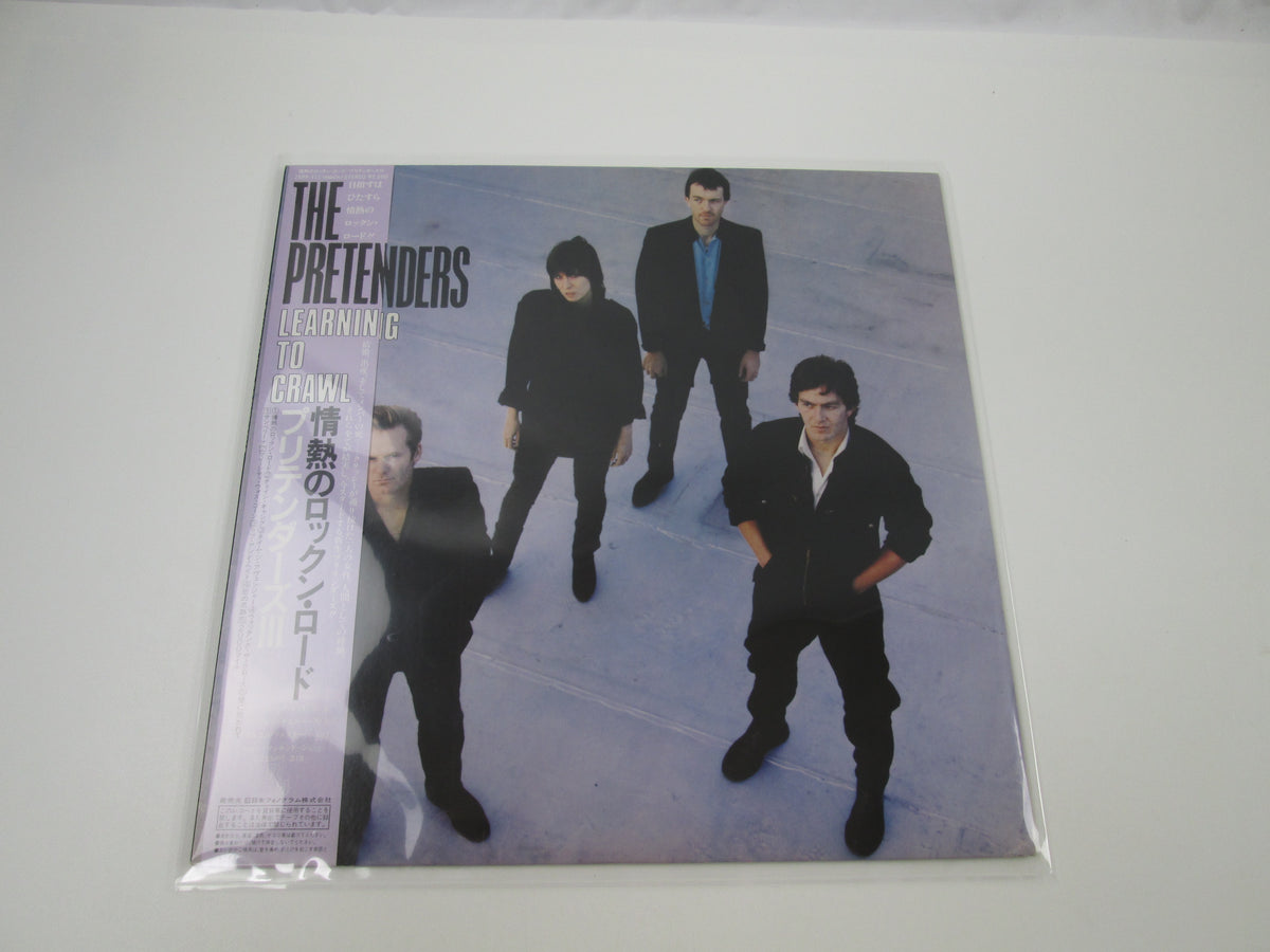 PRETENDERS LEARNING TO CRAWL REAL 25PP-111 with OBI Japan LP Vinyl