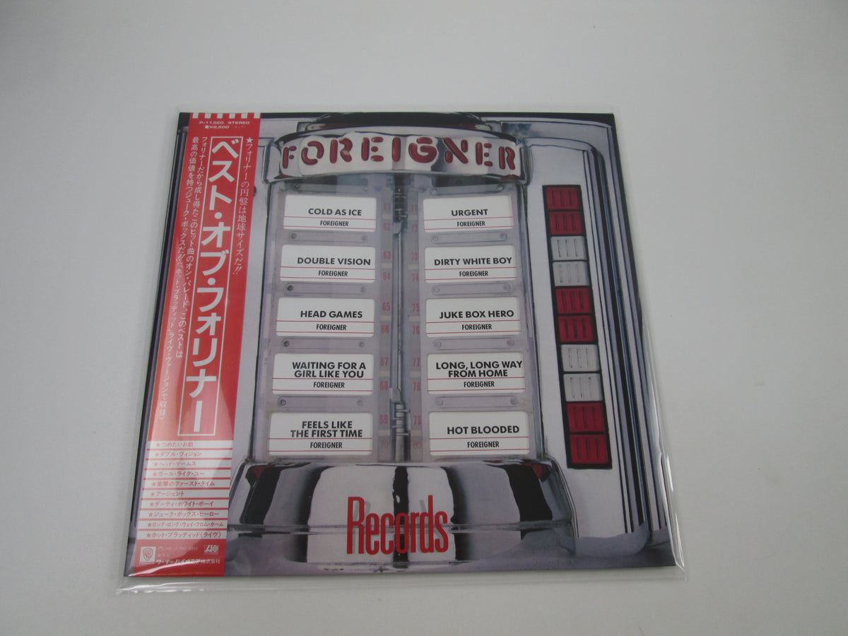 FOREIGNER RECORDS P-11320 with OBI Japan LP Vinyl
