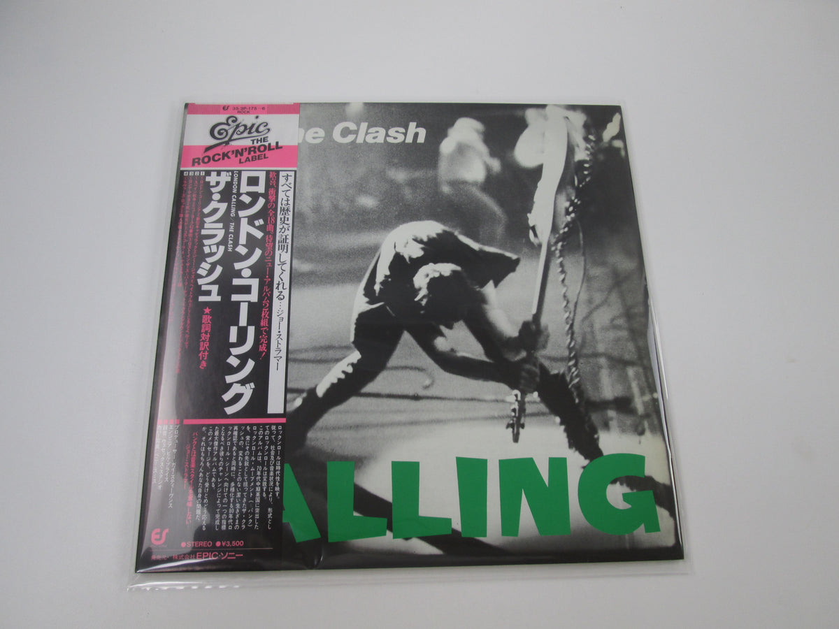 The Clash London Calling Epic 35 3P-175,6 with OBI Japan LP Vinyl