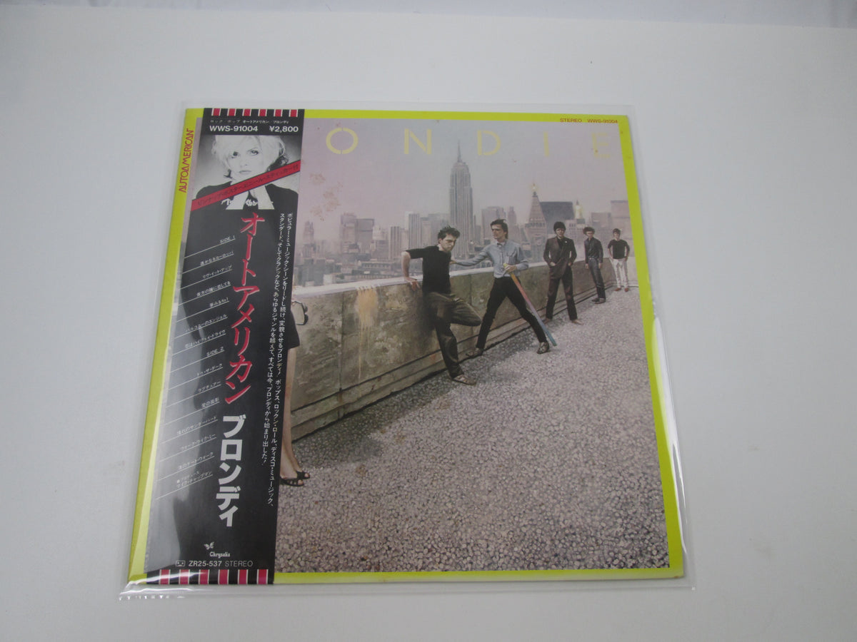 BLONDIE AUTOAMERICAN WWS-91004 with OBI Japan LP Vinyl