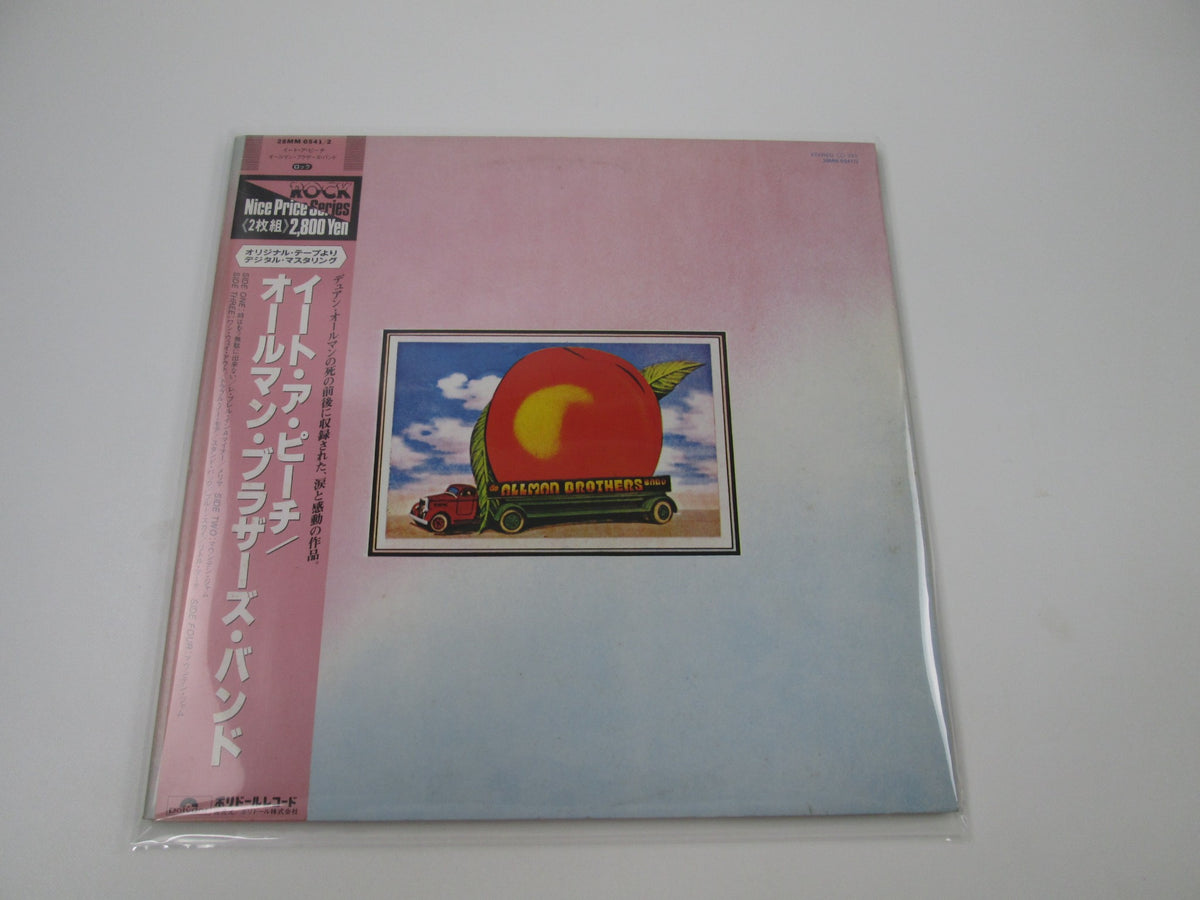 The Allman Brothers Band Eat A Peach 28MM 0541,2 with OBI Japan LP Vinyl