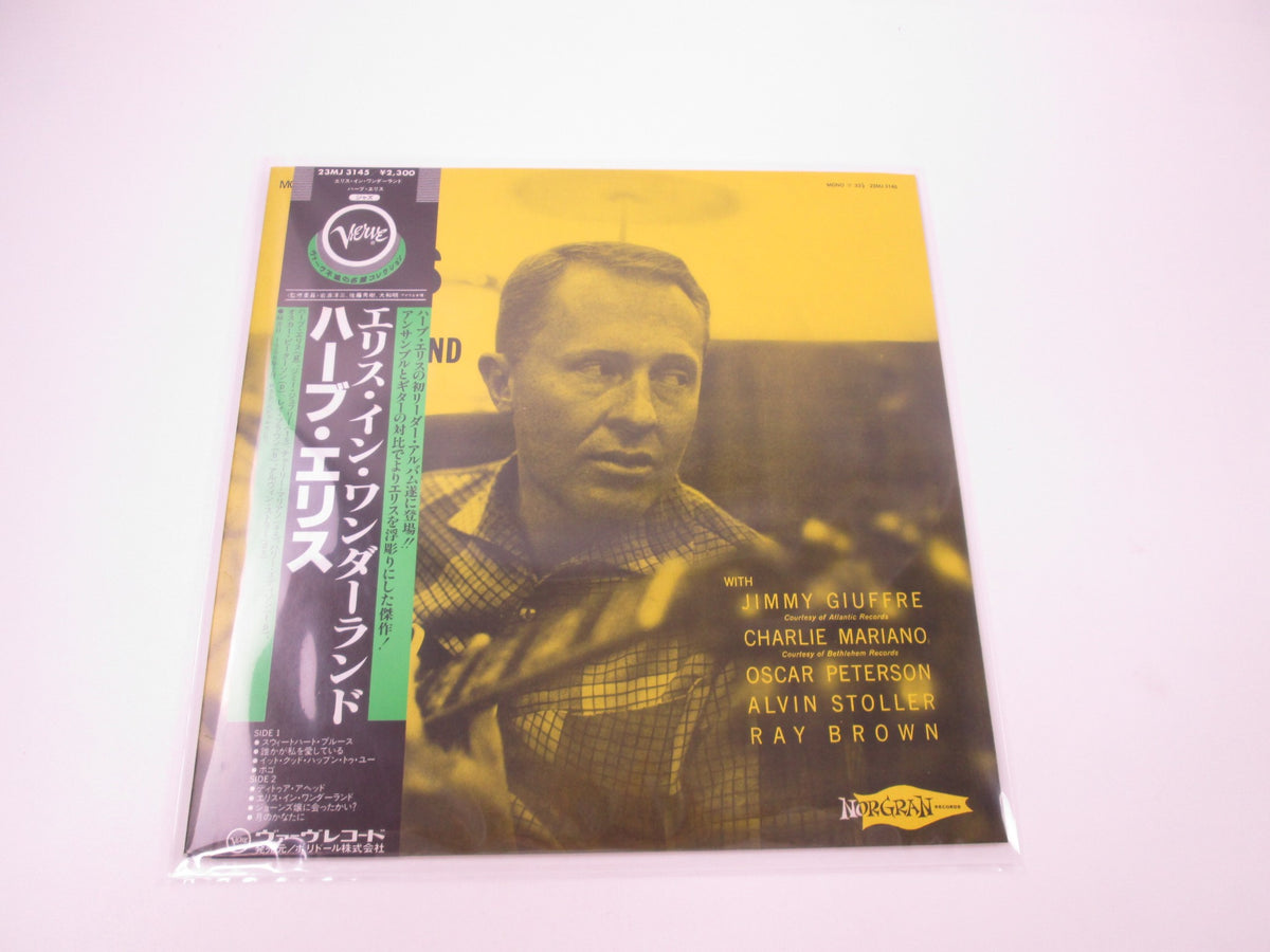 Herb Ellis ‎Ellis In Wonderland 23MJ-3145 with OBI Japan LP Vinyl